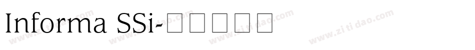 Informa SSi字体转换
